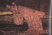 Girl in Red in Red Kimono (nn02) George Hendrik Breitner